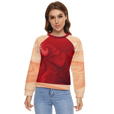 Lachs Kl Rotweissschwarz Kl Women s Long Sleeve Raglan T-shirt by 2607694c
