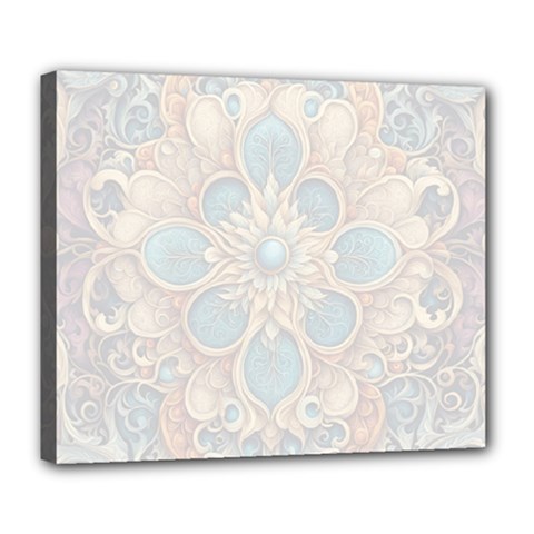 Pattern 1 Muster 7 600dpi 12000 Matt Deluxe Canvas 24  X 20  (stretched) by 2607694c