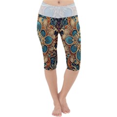 Pattern 1 Muster 7 600dpi 12000 Matt Lightweight Velour Cropped Yoga Leggings by 2607694c