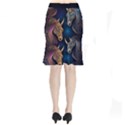 Schwarz pferde muster Short Mermaid Skirt View2