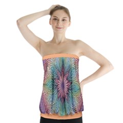 Orange3 Pattern 4 Strapless Top by 2607694c