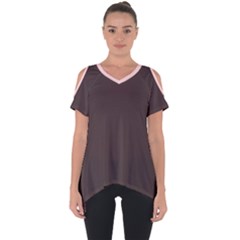 4 Farben Cut Out Side Drop T-shirt by 2607694c