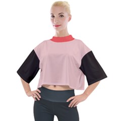 4 Farben  Mock Neck T-shirt by 2607694c