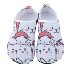 Cute Cat Chef Cooking Seamless Pattern Cartoon Kids  Sock-style Water Shoes by Bedest