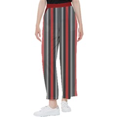 Dunkelrot4 Rosa Grau Streifen Dunkelrot3 Women s Pants  by 2607694c