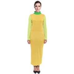 4 Farben Turtleneck Maxi Dress by 2607694c