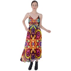 Gelb Floral Tie Back Maxi Dress by 2607694c
