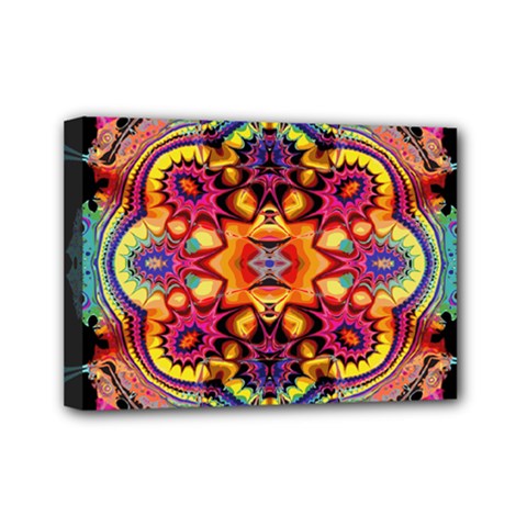 Florales Muster Mini Canvas 7  X 5  (stretched) by 2607694c