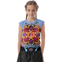 Blume Abstrakt Kids  Raglan Cap Sleeve T-shirt by 2607694c