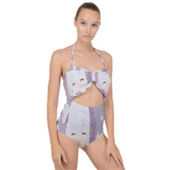 Emilia Rezero Scallop Top Cut Out Swimsuit by Azkajaya