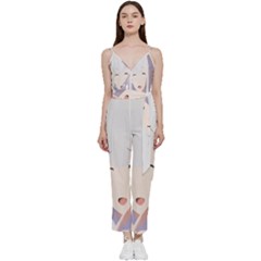 Emilia Rezero V-neck Camisole Jumpsuit by Azkajaya