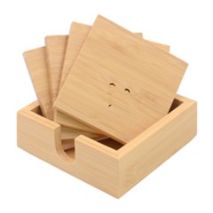 Emilia Rezero Bamboo Coaster Set by Azkajaya