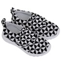 Triangle-pattern-simple-triangular Kids  Velcro No Lace Shoes View3