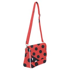 Abstract-bug-cubism-flat-insect Shoulder Bag With Back Zipper by Ket1n9