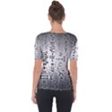 Science Formulas Shoulder Cut Out Short Sleeve Top View2