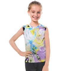 Watercolour Watercolor Paint Ink Kids  Mesh Tank Top by Ket1n9