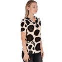 Background Pattern Texture Design Women s V-Neck Scrub Top View3