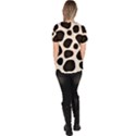 Background Pattern Texture Design Women s V-Neck Scrub Top View4