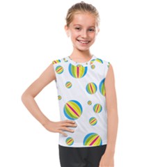 Balloon Ball District Colorful Kids  Mesh Tank Top by Ket1n9