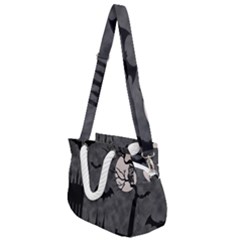 Halloween Background Halloween Scene Rope Handles Shoulder Strap Bag by Ket1n9