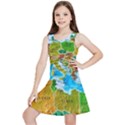 World Map Kids  Lightweight Sleeveless Dress View1