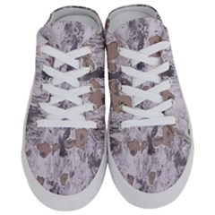 Cracked Marble Symphony Pattern Design Half Slippers by dflcprintsclothing