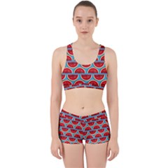 Illustrations Watermelon Texture Pattern Work It Out Gym Set by anzea