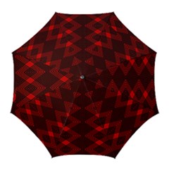 Muster Rot Schwarz Golf Umbrellas by 2607694c