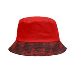Muster Rot Rot Schwarz Bucket Hat by 2607694c