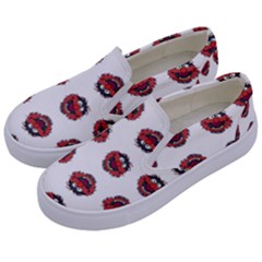 Muppets Animal Pattern Kids  Canvas Slip Ons by Valentinaart
