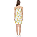 Illustrations Lemon Citrus Fruit Yellow Summer Tie Front Dress View2