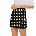 Background Dots Circles Graphic Mini Front Wrap Skirt View2