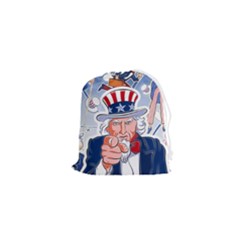 Independence Day United States Of America Drawstring Pouch (xs) by Ket1n9