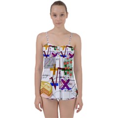 Mathematics Formula Physics School Babydoll Tankini Set by Bedest