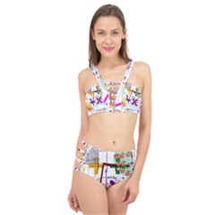 Mathematics Formula Physics School Cage Up Bikini Set by Bedest