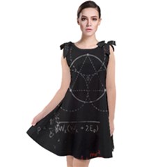 Math Board Circuit Circuits Computer Shield Tech Technology Tie Up Tunic Dress by Loisa77