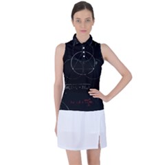 Math Board Circuit Circuits Computer Shield Tech Technology Women s Sleeveless Polo T-shirt by Loisa77