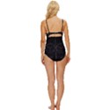 Math Board Circuit Circuits Computer Shield Tech Technology Knot Front One-Piece Swimsuit View4