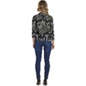 Weave Haeckel Lichenes Photobionten Women s Casual 3/4 Sleeve Spring Jacket View4