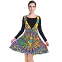 Dead Dancing Bears Grateful Dead Pattern Plunge Pinafore Dress View1