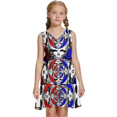 The Grateful Dead Kids  Sleeveless Tiered Mini Dress by Grandong