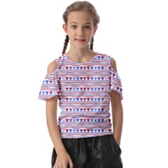 Nautical Digital Paper Nautical Boat Kids  Butterfly Cutout T-shirt by anzea
