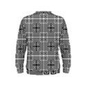 Squares Inside Background Checkered Contemporary Effect Electronic Futuristic Graphic Illusion Modern Kids  Sweatshirt View2