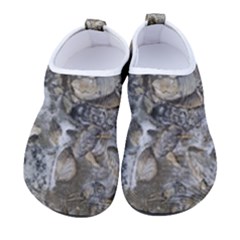 Fossilized Seashell Texture Print Design Bk Kids  Sock-style Water Shoes by dflcprintsclothing