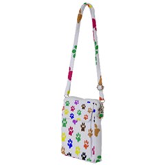 Pawprints Paw Prints Paw Animal Multi Function Travel Bag by Apen
