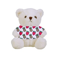 Strawberries Pineapples Fruits Full Print Tee For Cuddly Teddy Bear by Loisa77