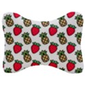 Strawberries Pineapples Fruits Velour Seat Head Rest Cushion View1