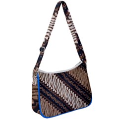 Batik Indonesian Culture Indonesia Authentic Zip Up Shoulder Bag by Perong