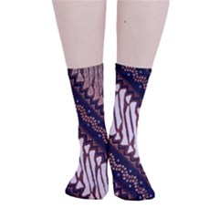 Batik Indonesian Culture Indonesia Authentic Smooth Crew Length Tube Socks by Perong