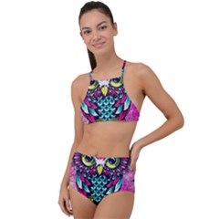 Owl Dreamcatcher Halter Tankini Set by Grandong